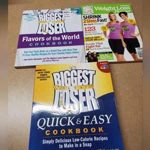Weight Loss Biggest Loser 3 Cookbooks